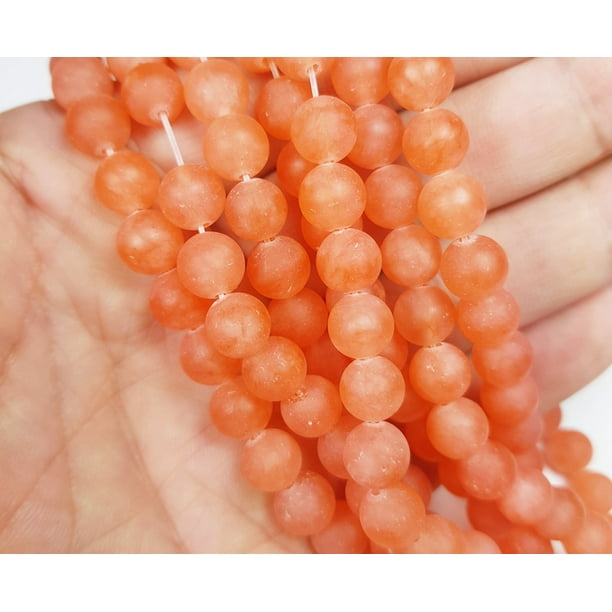 candy jade beads 6*5mm orange jade faceted beads gemstone quartz beads orange beads quartz beads sold as 1 strand